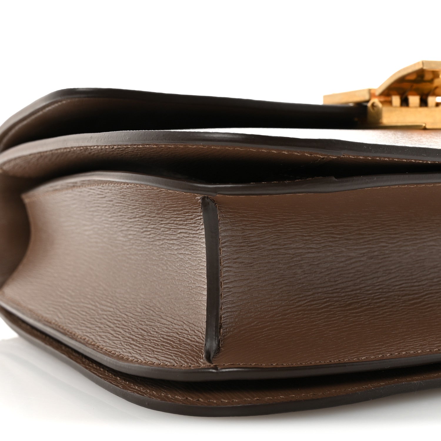 Liege Calfskin Medium Classic Box Flap Bag Taupe