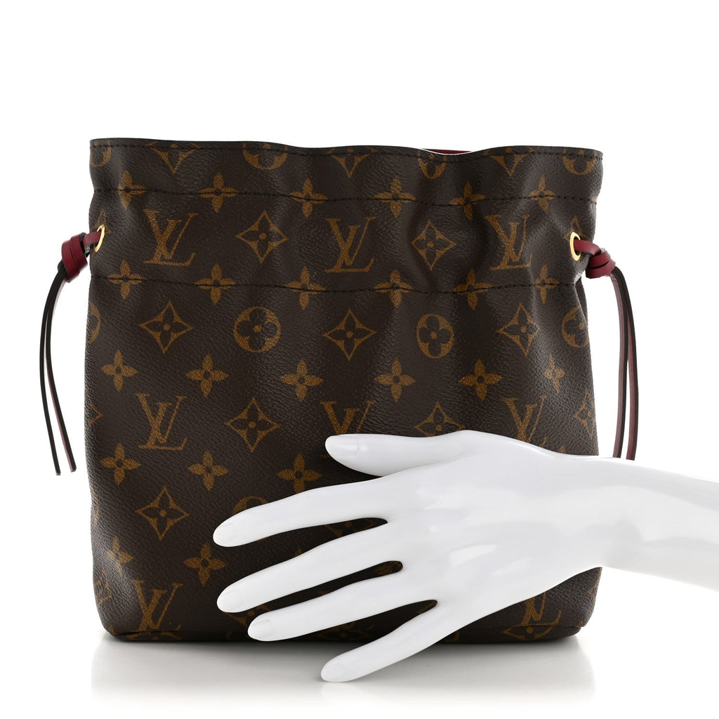 Monogram Pouch Noe Fuchsia