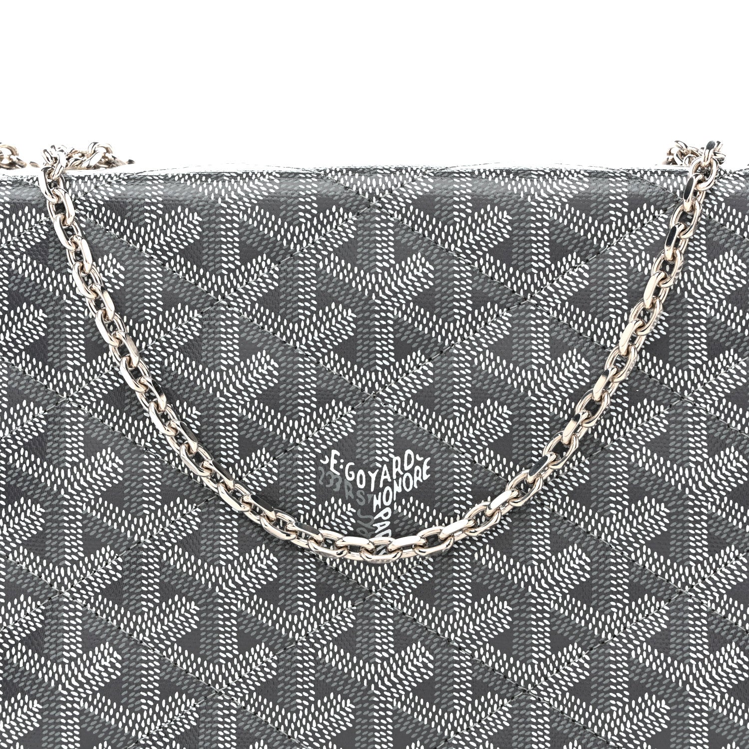Goyardine Alexandre III Bag Grey