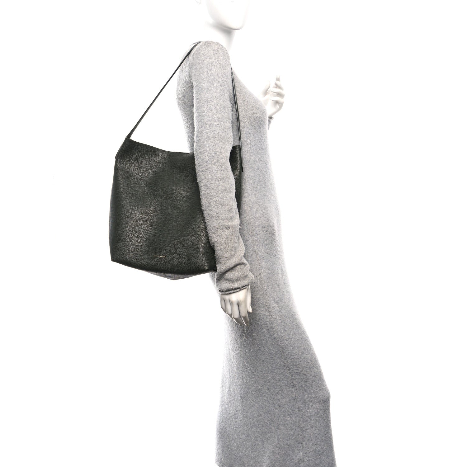 Pebbled Calfskin Everyday Cabas Seaweed