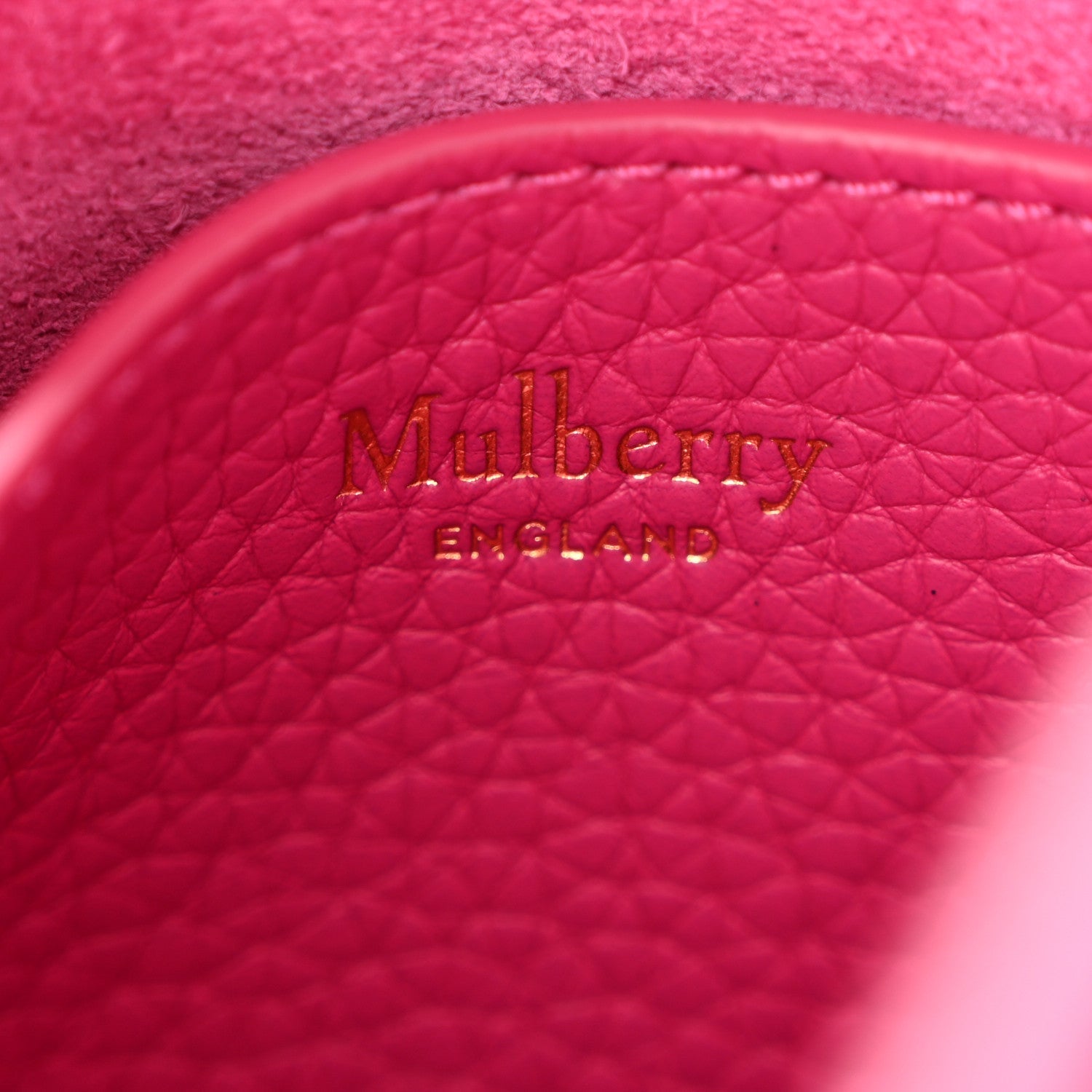 Heavy Grain Mini Alexa  Mulberry Pink