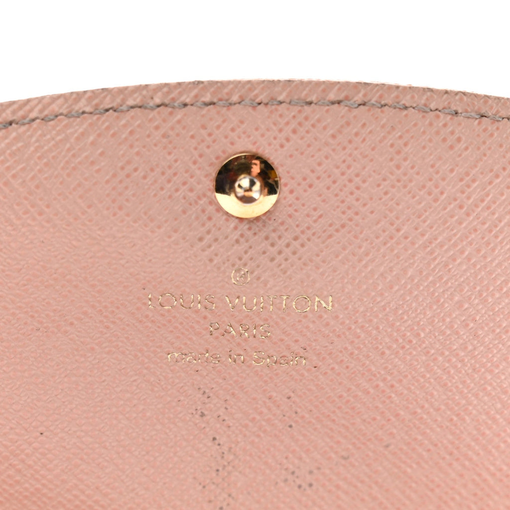 Damier Ebene Caissa Wallet Rose Ballerine