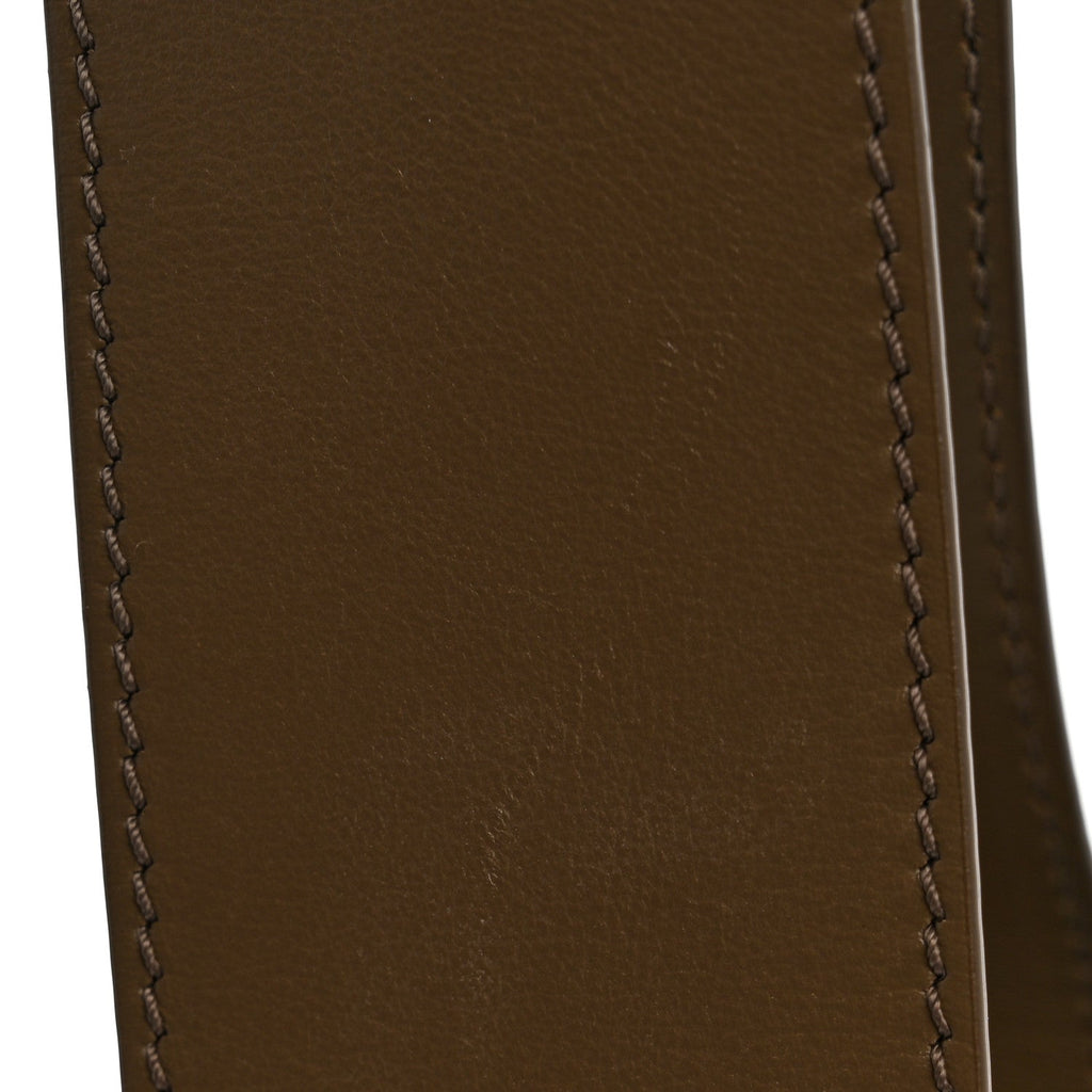 Calfskin Medium Woody Tote Army Green