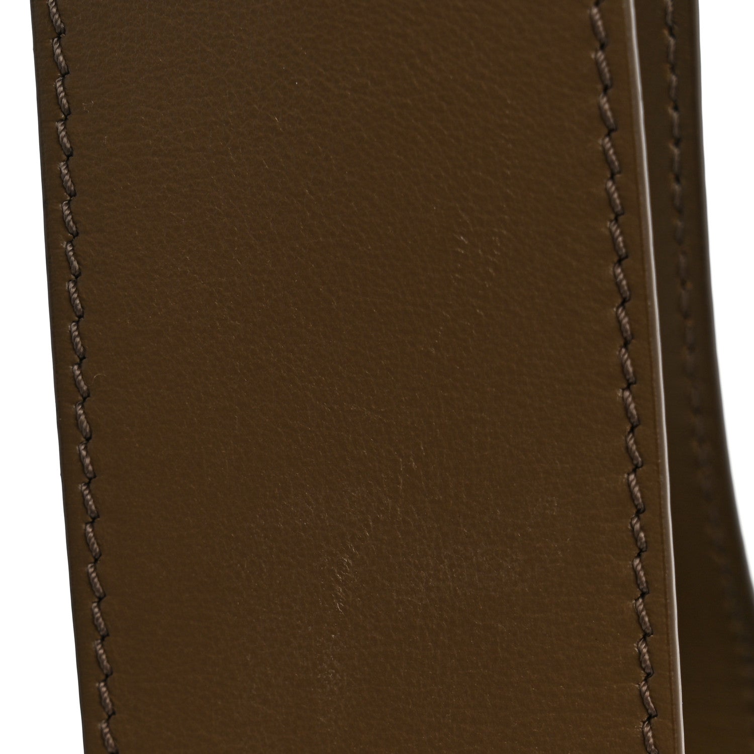 Calfskin Medium Woody Tote Army Green