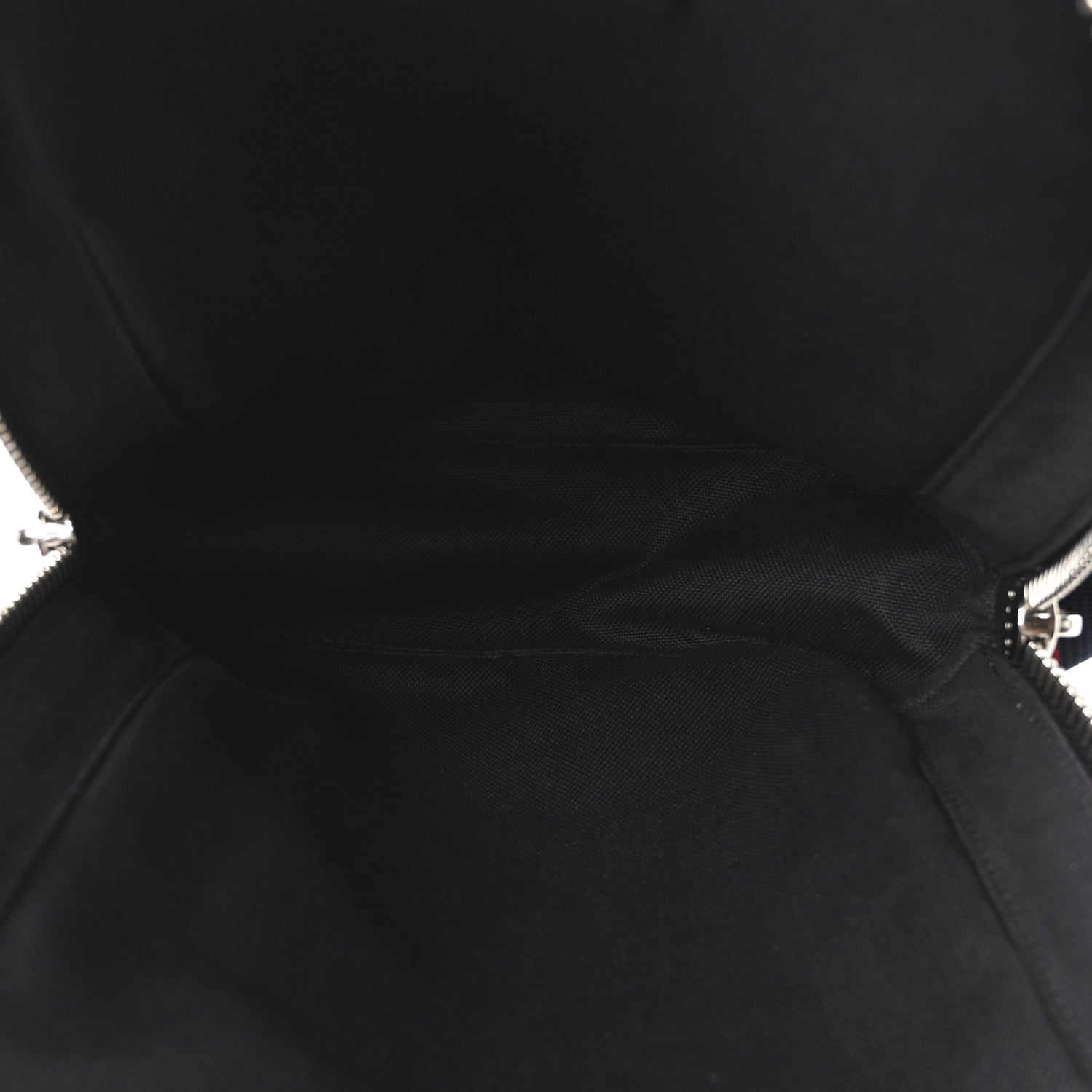 GG Supreme Monogram Web Belt Bag Black Grey