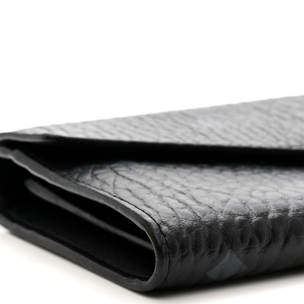 Visetos Large Patricia Wallet On Chain Black