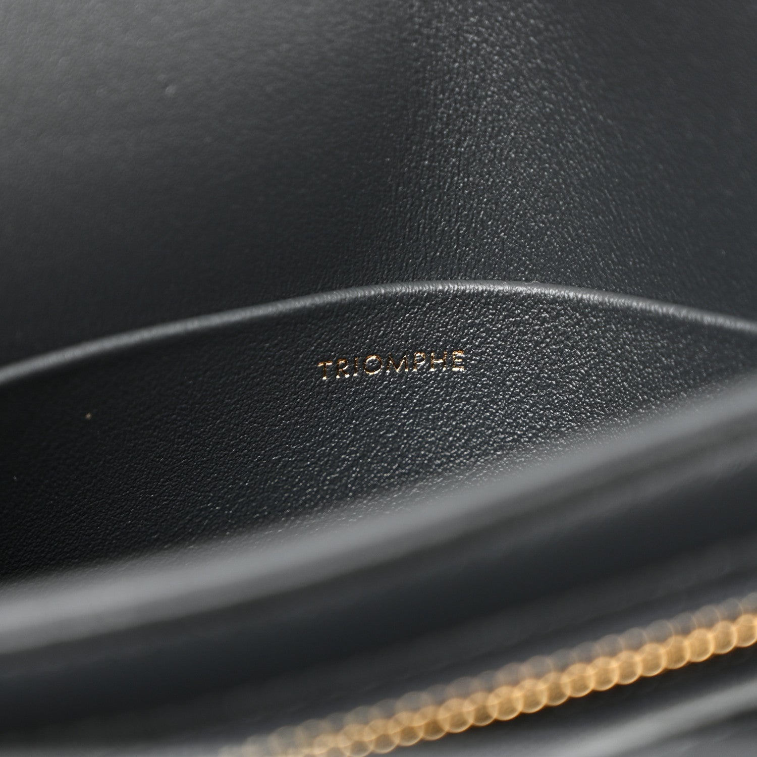 Shiny Calfskin Teen Triomphe Dark Grey