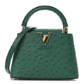 Ostrich Capucines Mini Mint