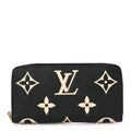 Empreinte Monogram Giant Zippy Wallet Black Beige