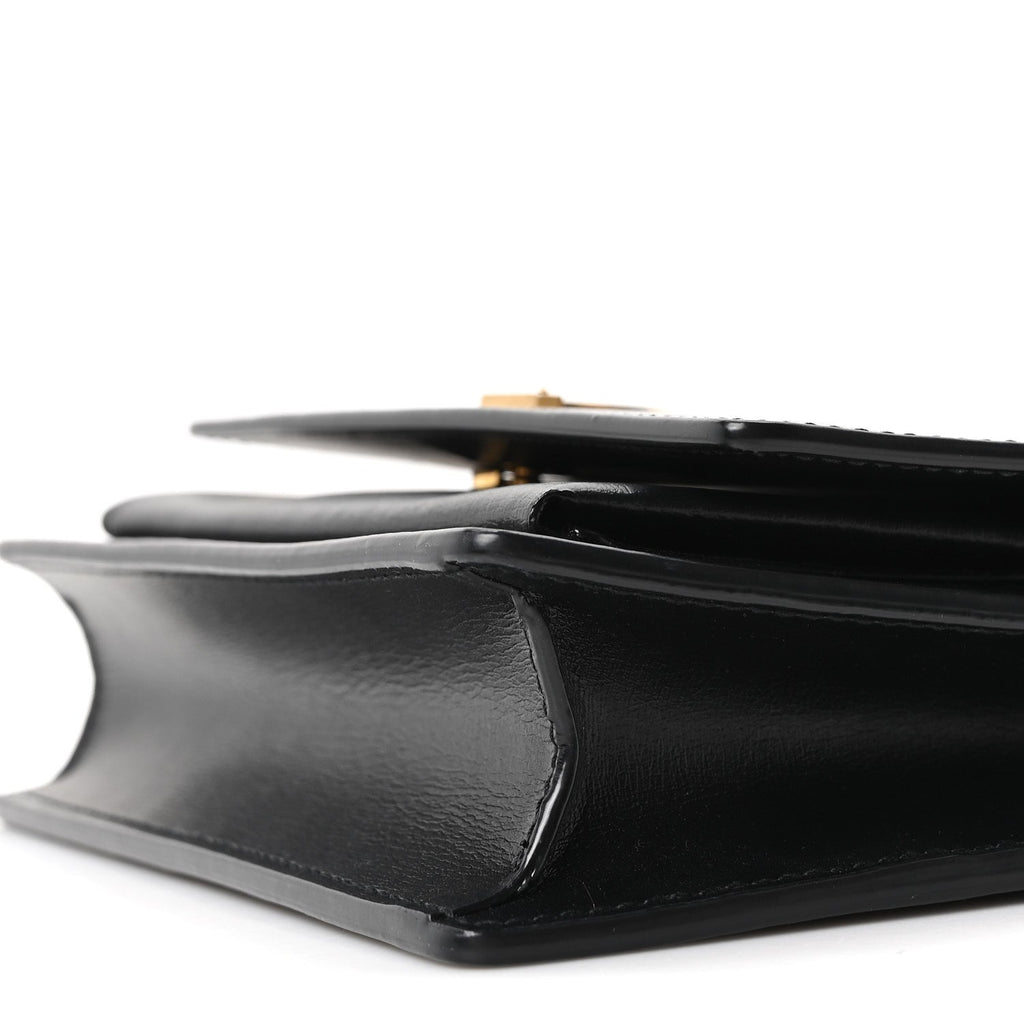Calfskin Monogram Sunset Chain Wallet Black