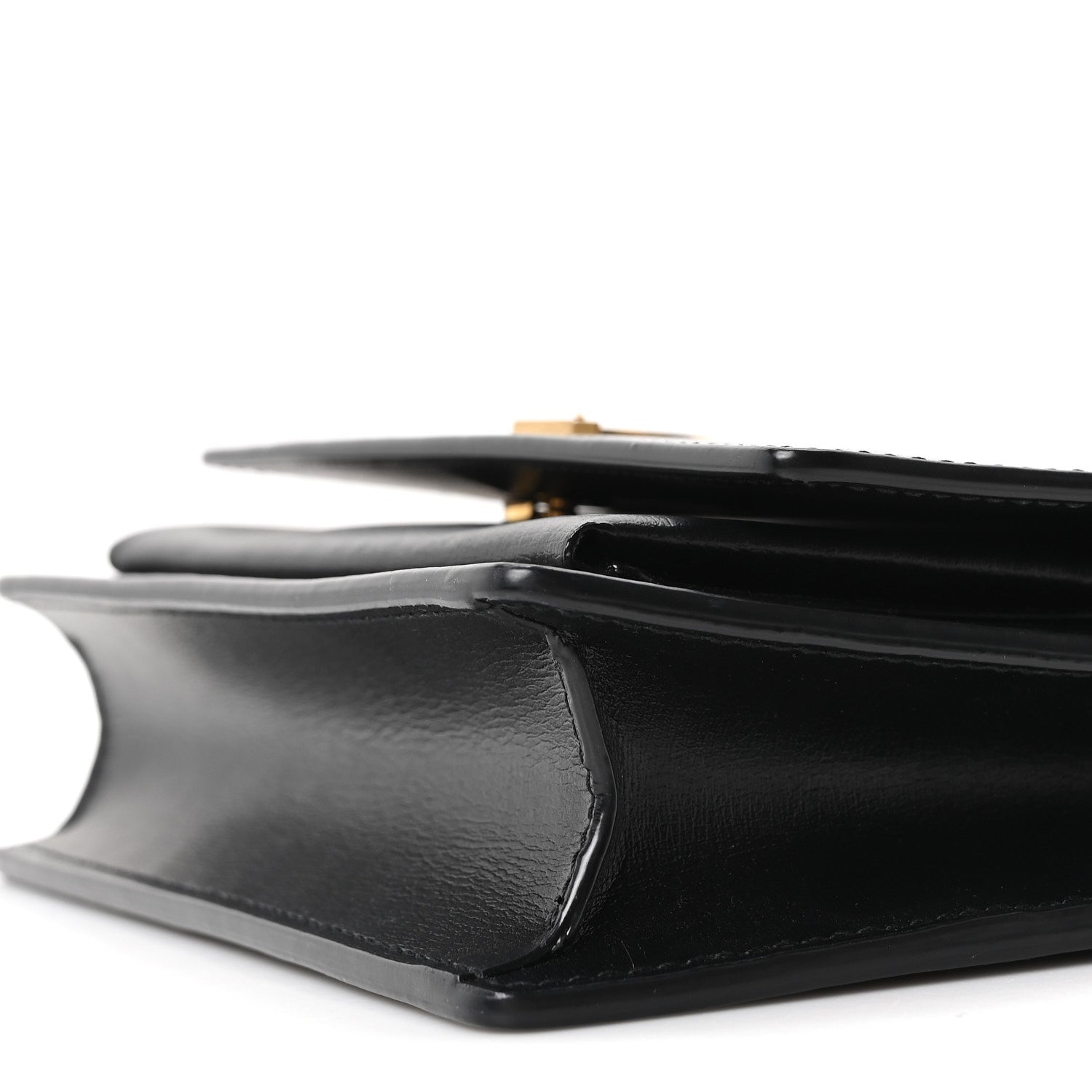 Calfskin Monogram Sunset Chain Wallet Black