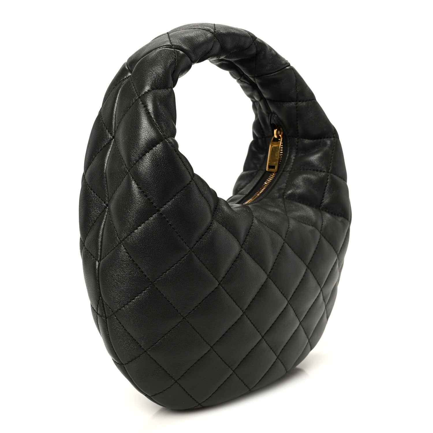 Lambskin Quilted Icarino Bag Urban Grey