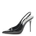 Vernice 100 Slingback Luna Pumps 39 Black