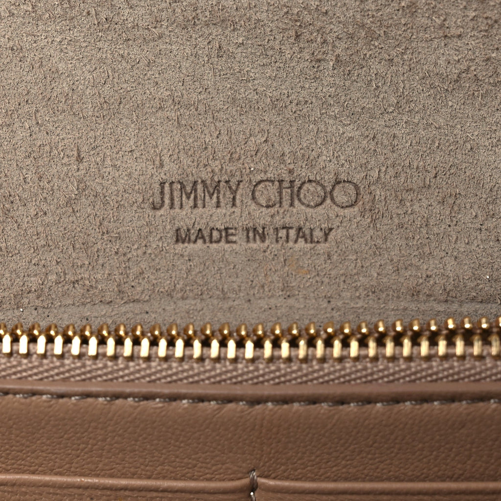 Dusty Glitter Emmie Clutch Platinum Ice