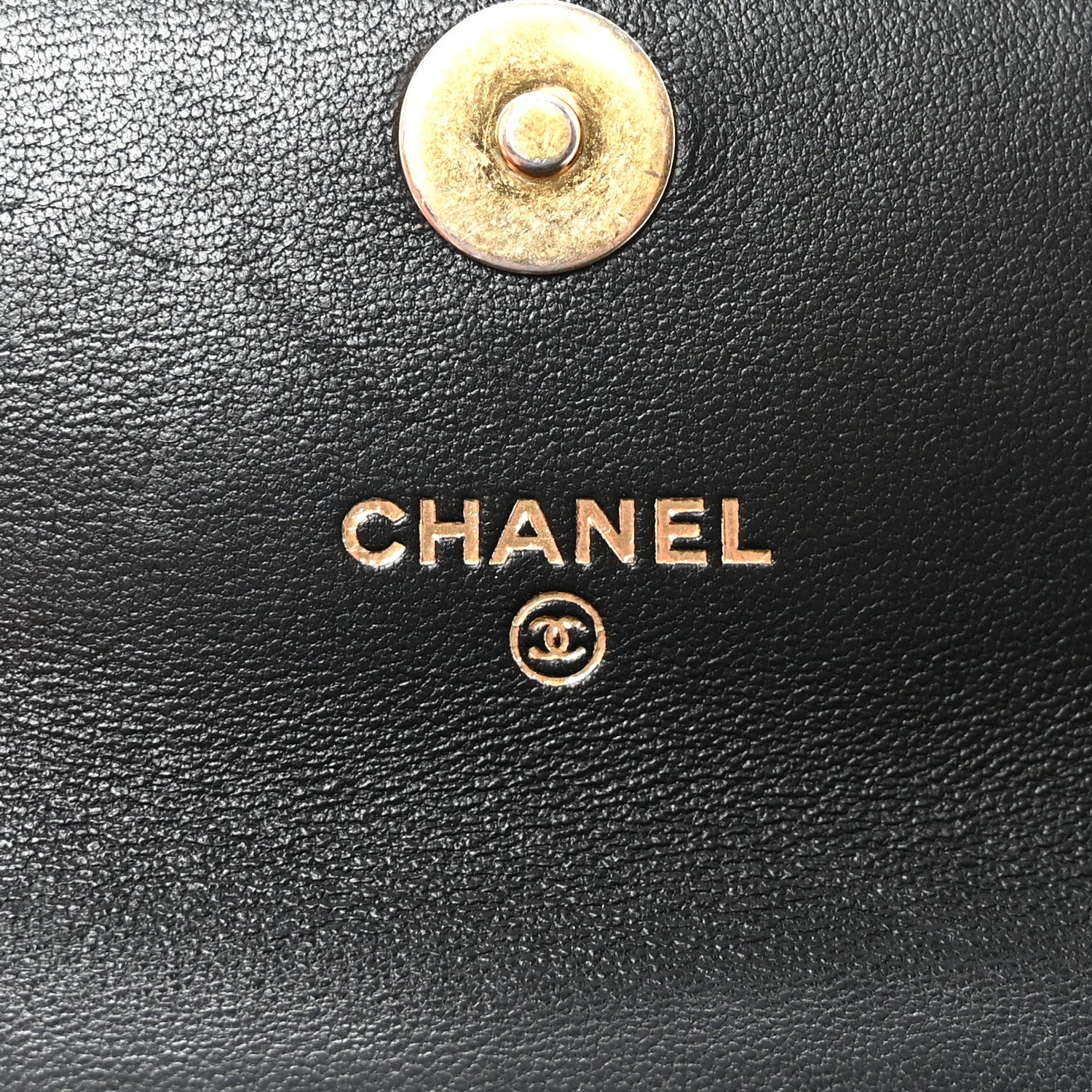Lambskin Quilted Chain Top Handle Clutch With Chain Black