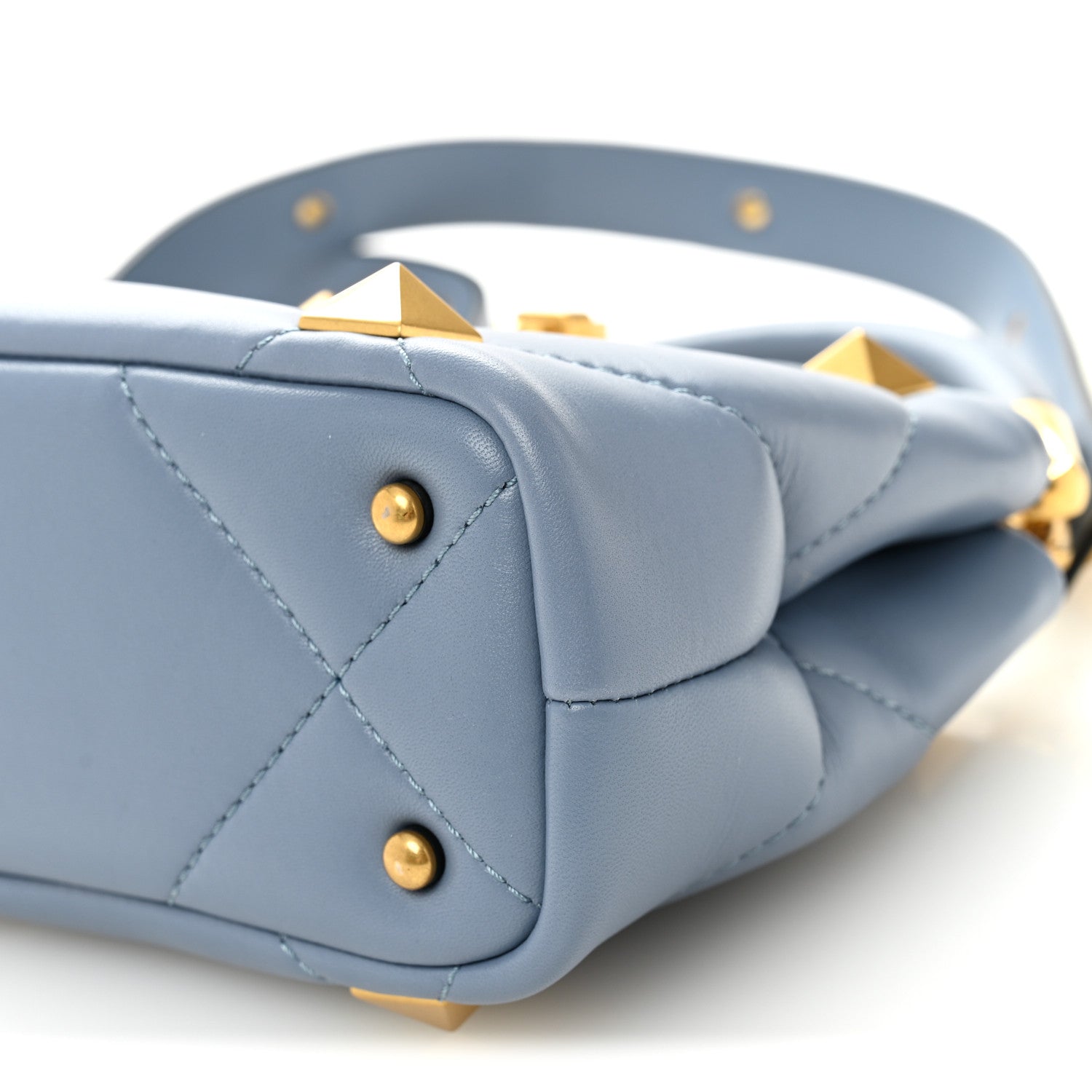 Nappa Mini Roman Stud The Handle Bag Niagara