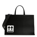 Calfskin Medium Box Bag Black