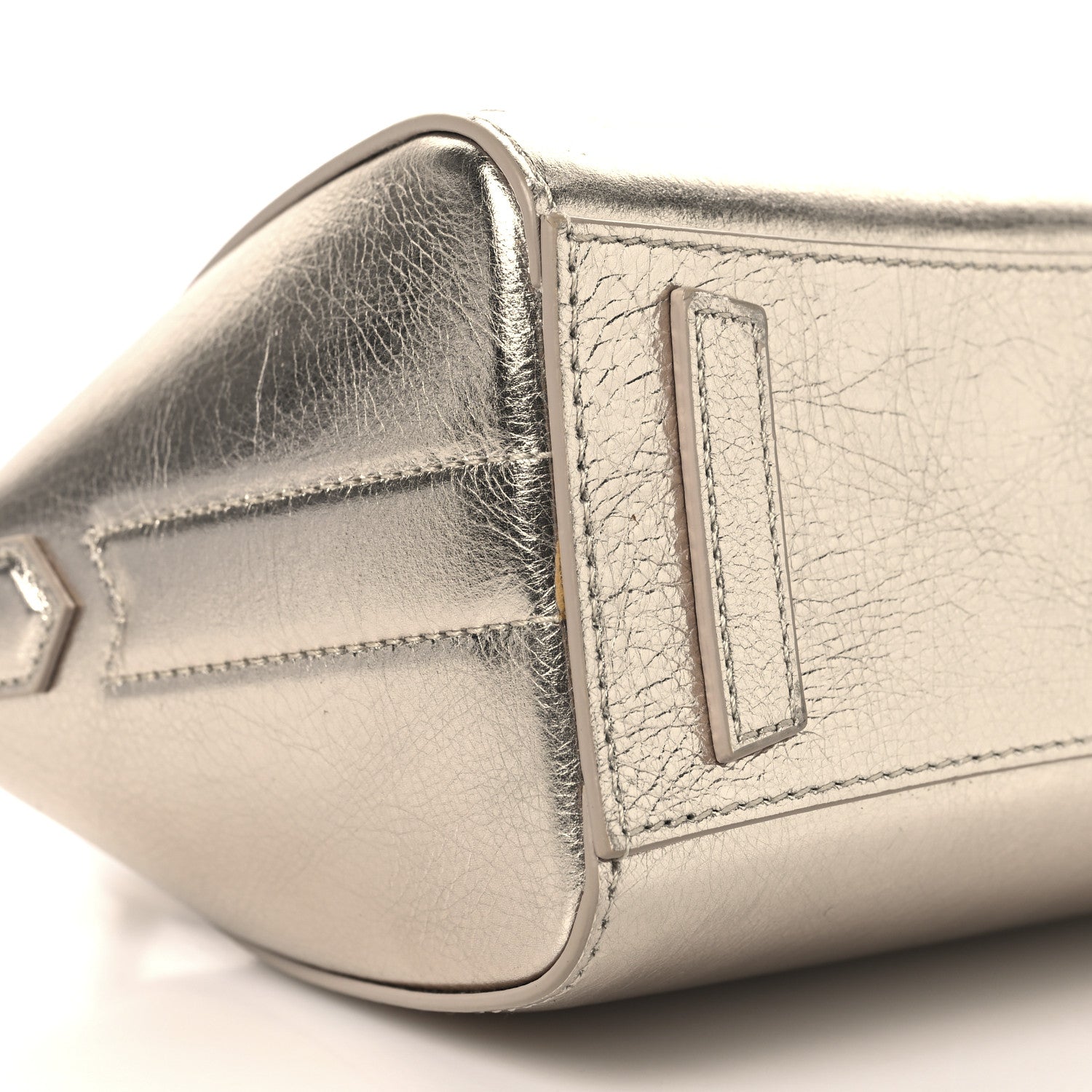 Laminated Lambskin Mini Antigona Gold