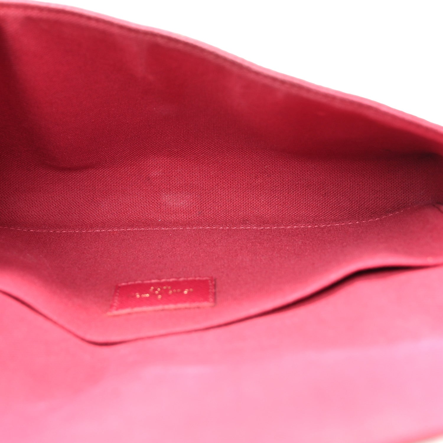 Monogram Pochette Felicie Chain Wallet Fuchsia