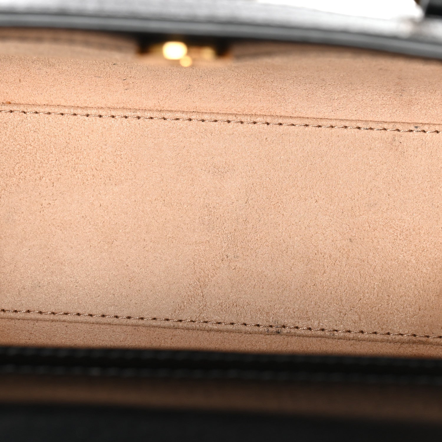 Textured Dollar Calfskin Web Small Diana Shoulder Bag Black Dusty Grey