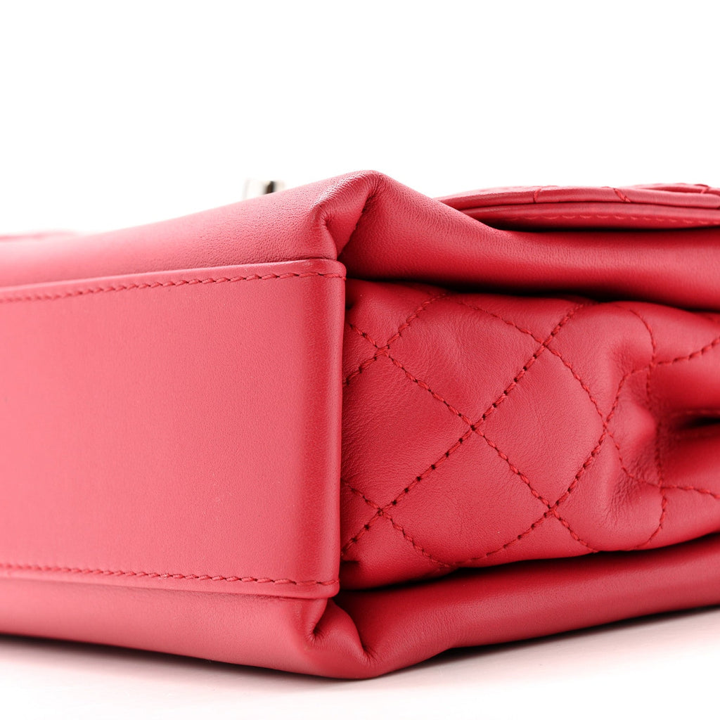Calfskin Mini Tramezzo Flap Red