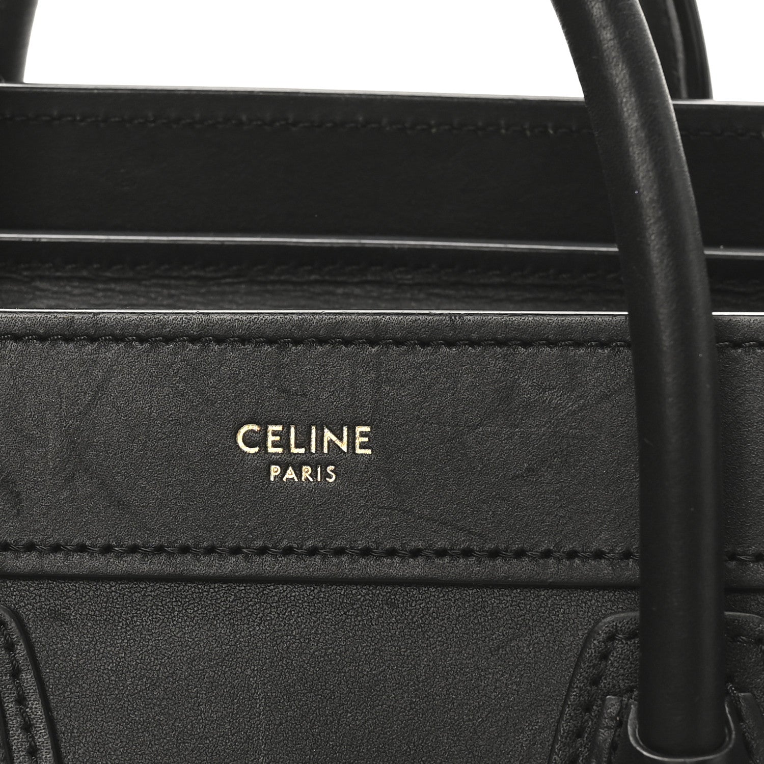 Smooth Calfskin Nano Luggage Black