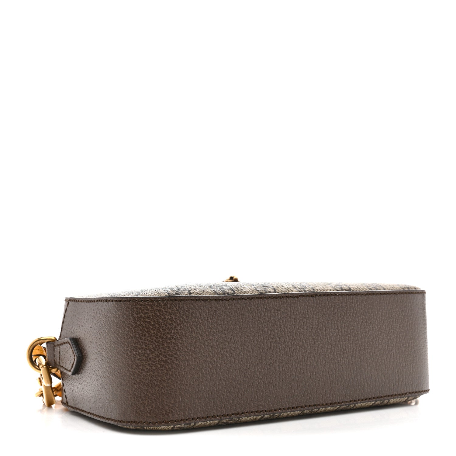 GG Supreme Monogram Web Neo Vintage Shoulder Bag Beige New Acero Crop