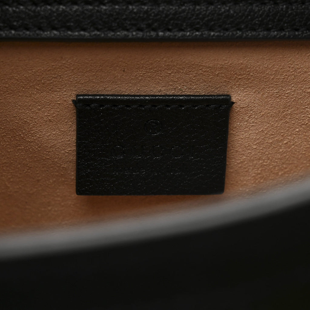 Wonka Grain Calfskin Mini Diana Tote Bag Black Yellow Fluo