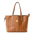 Visetos Medium Liz Reversible Shopper Tote Cognac