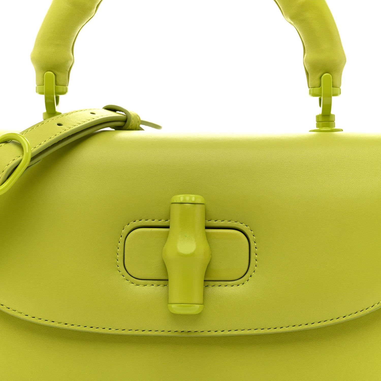 Calfskin Medium Bamboo Green