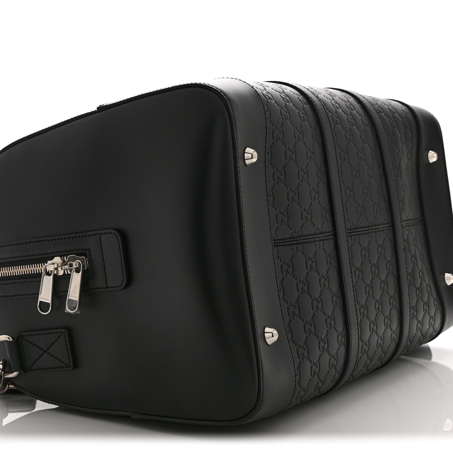 Guccissima Signature Medium Duffle Black