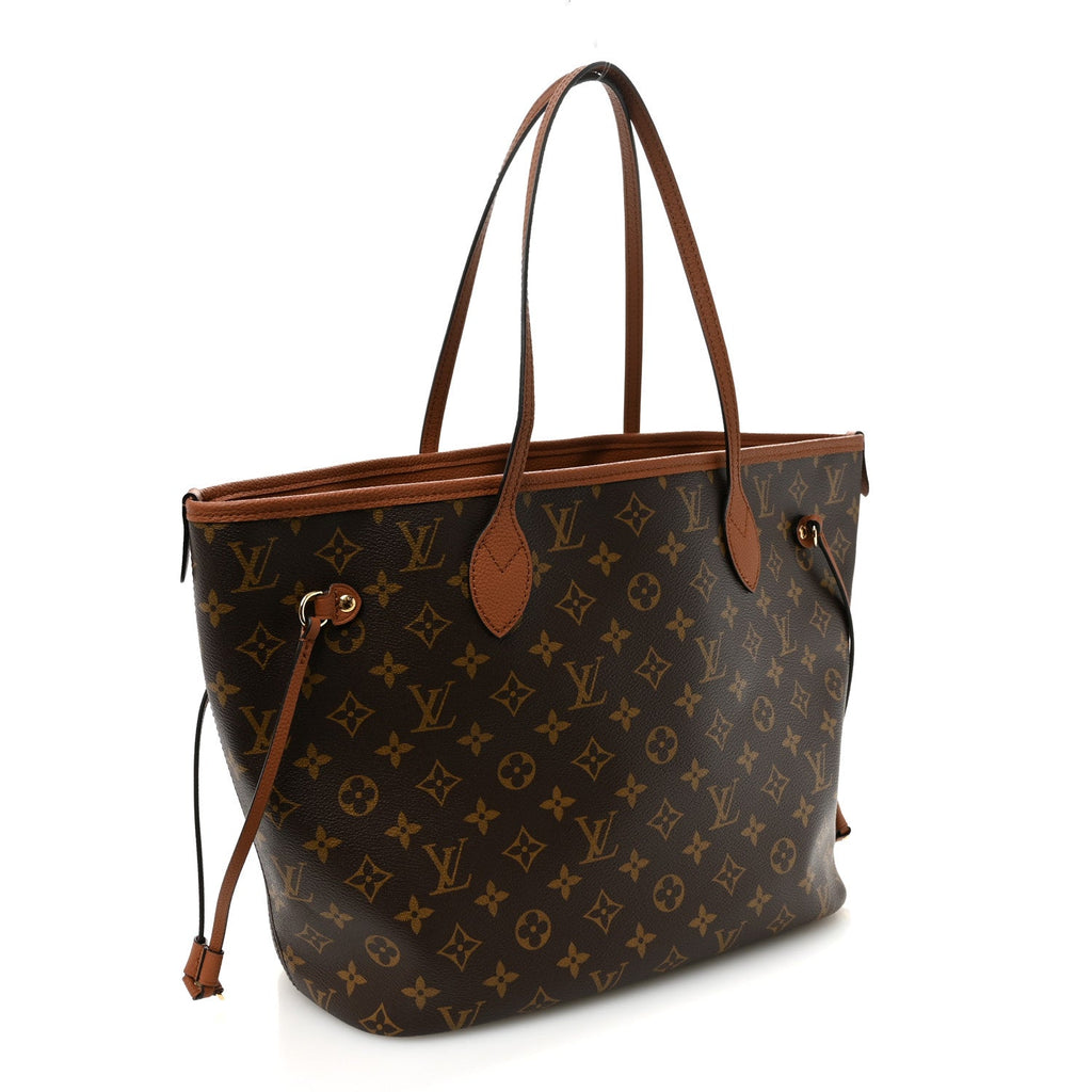 Monogram Calfskin Neo Neverfull Inside Out MM Tan