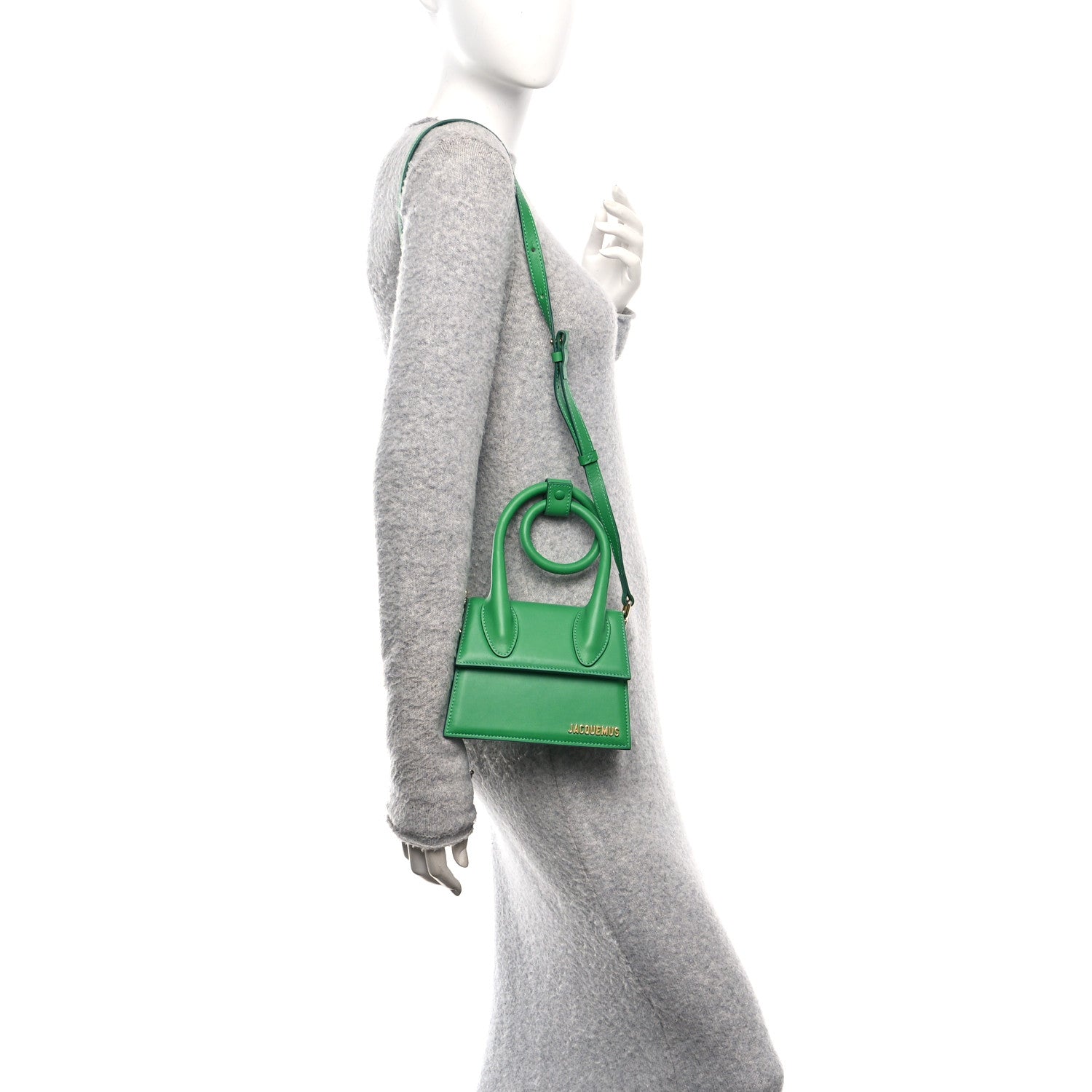 Calfskin Le Chiquito Noeud Green