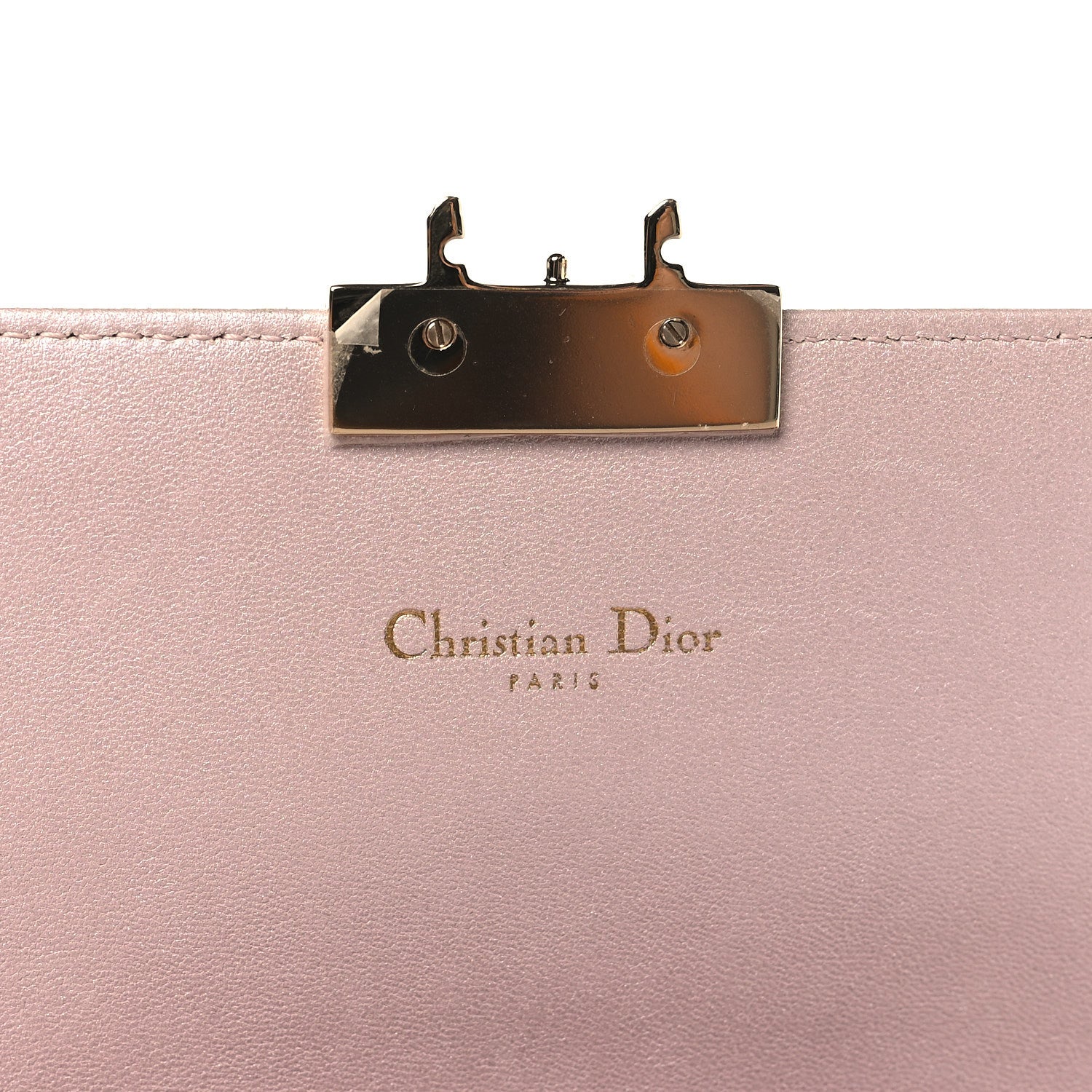 Pearly Lambskin Cannage Miss Dior Promenade Pouch Lotus