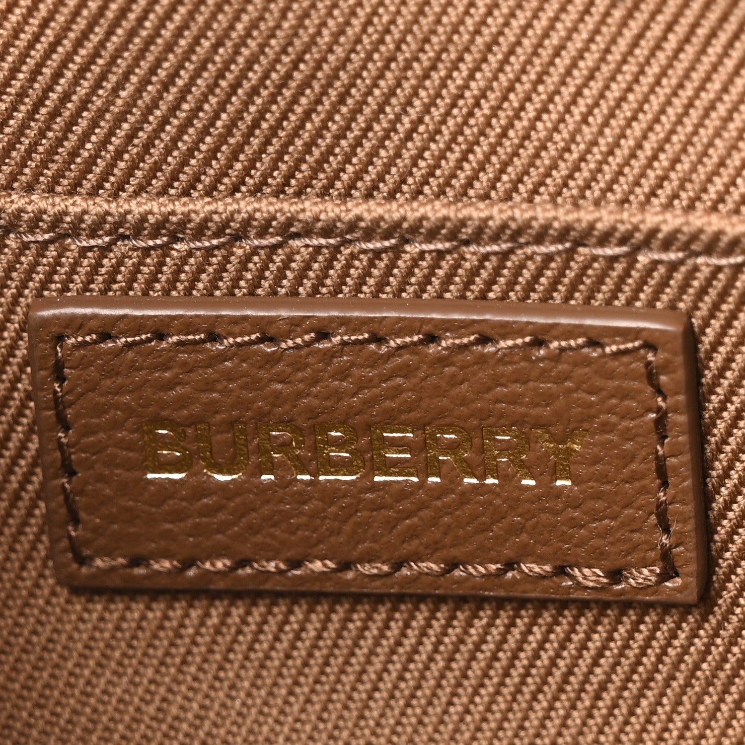 Calfskin House Check Camera Bag Earth