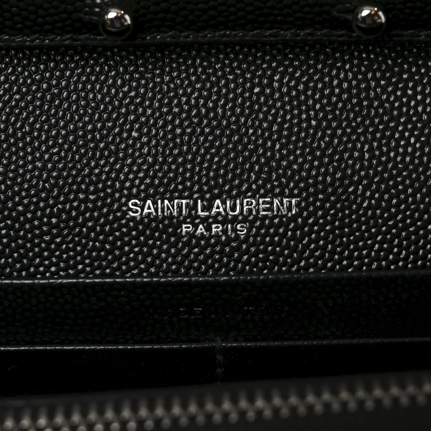 Grain De Poudre Mixed Matelasse Triquilt Monogram Chain Wallet Black