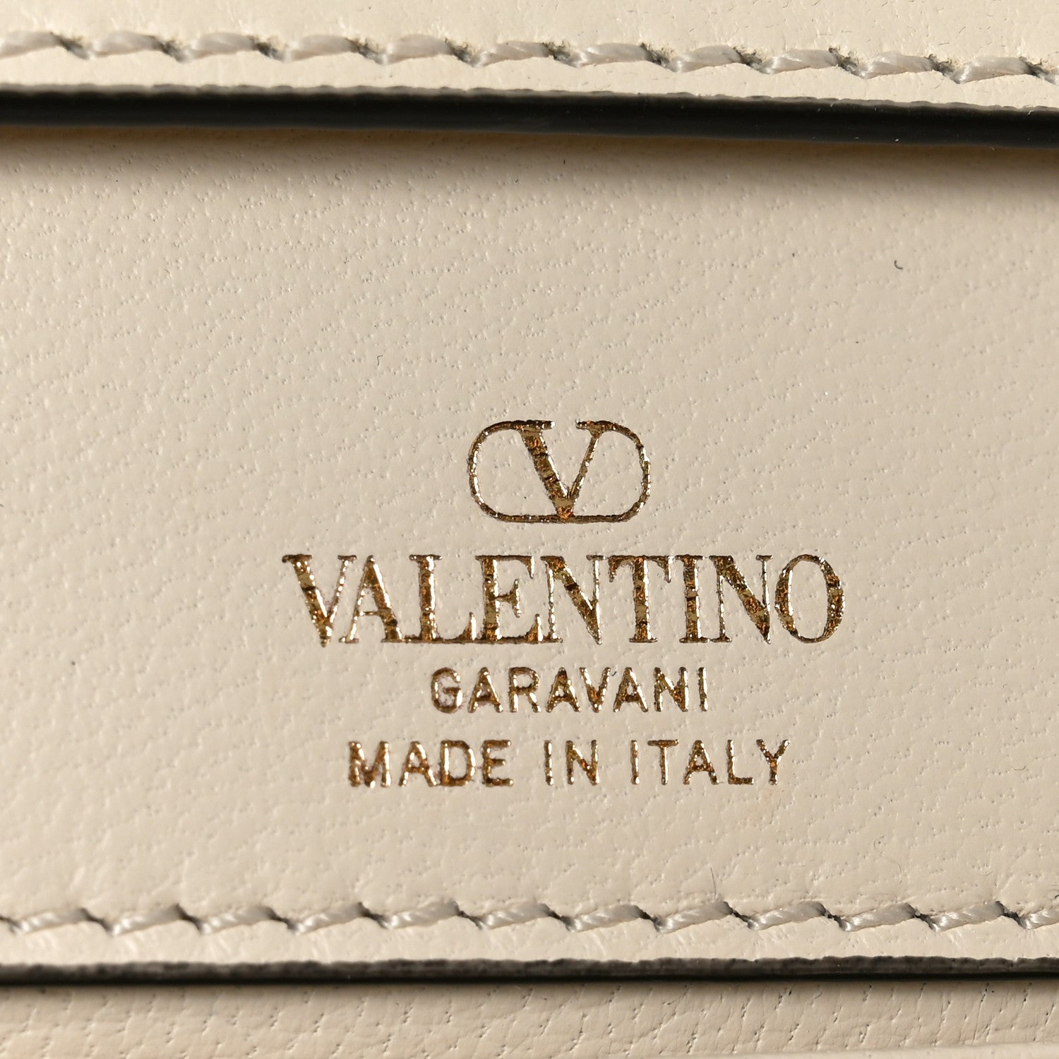 Calfskin Vlogo Crossbody Pouch White