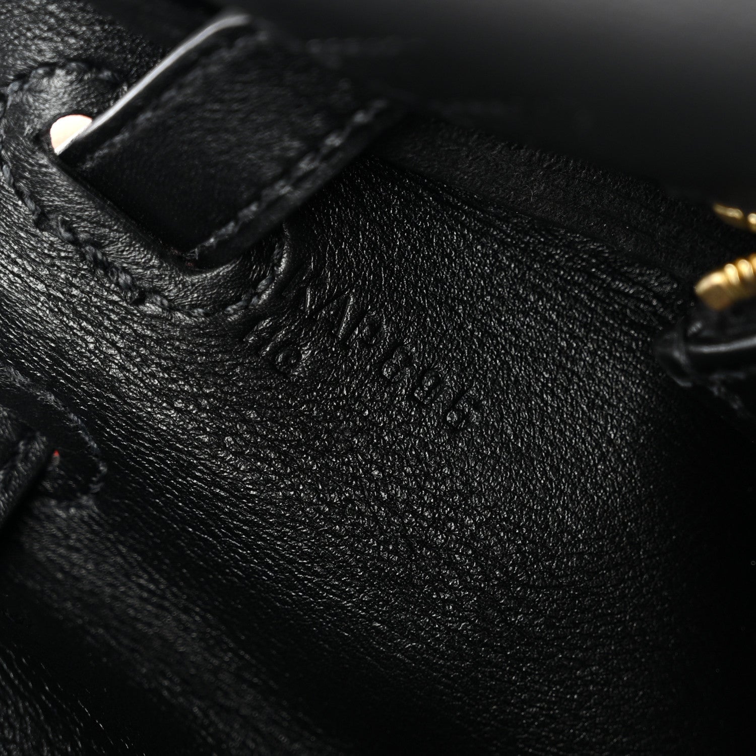 Cheri Calfskin Kelly Retourne 25 Black