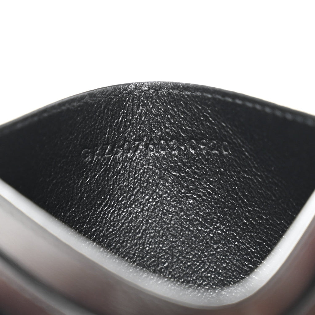 Calfskin Tiny Cassandre Credit  Case Black