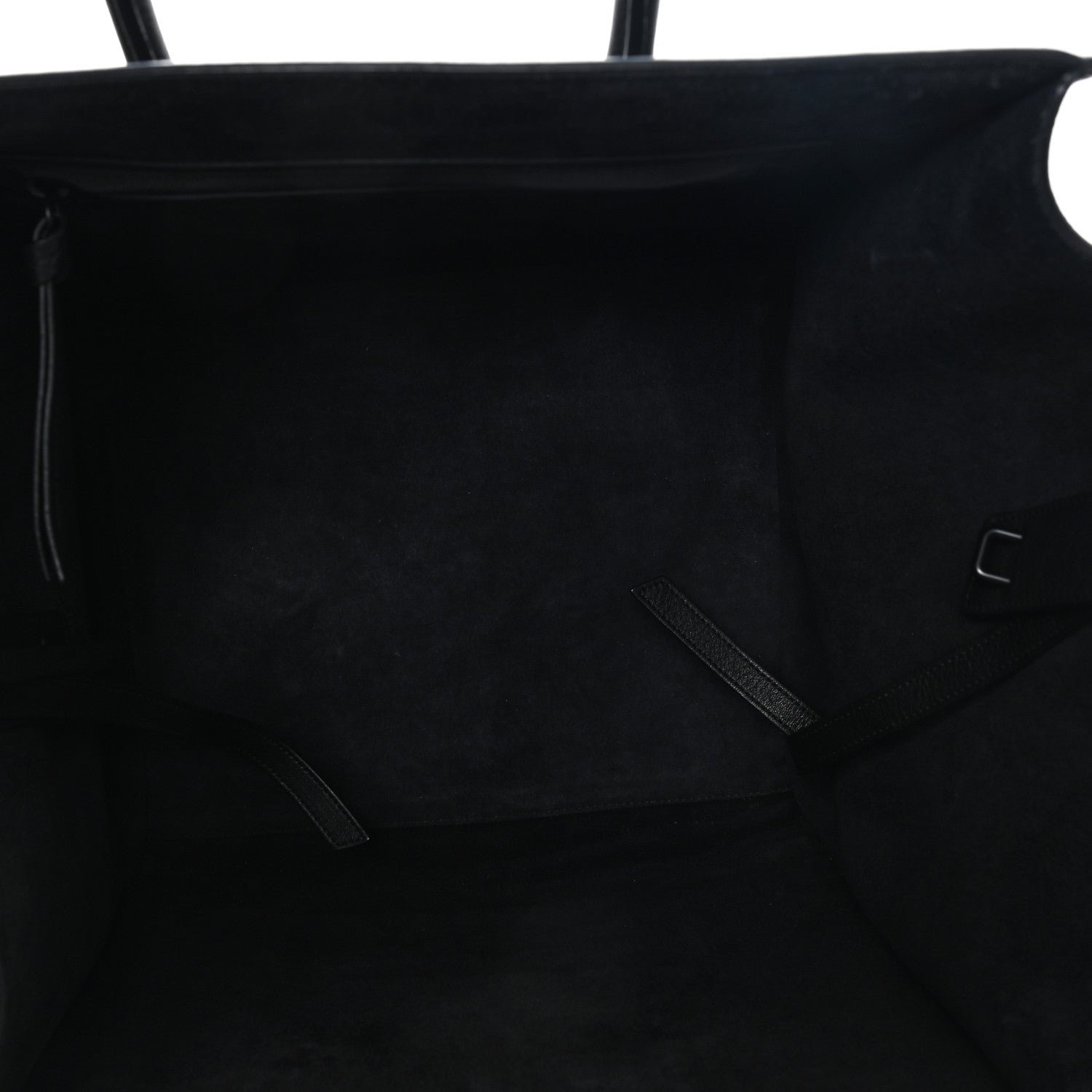 Supple Calfskin Medium Phantom Luggage Black