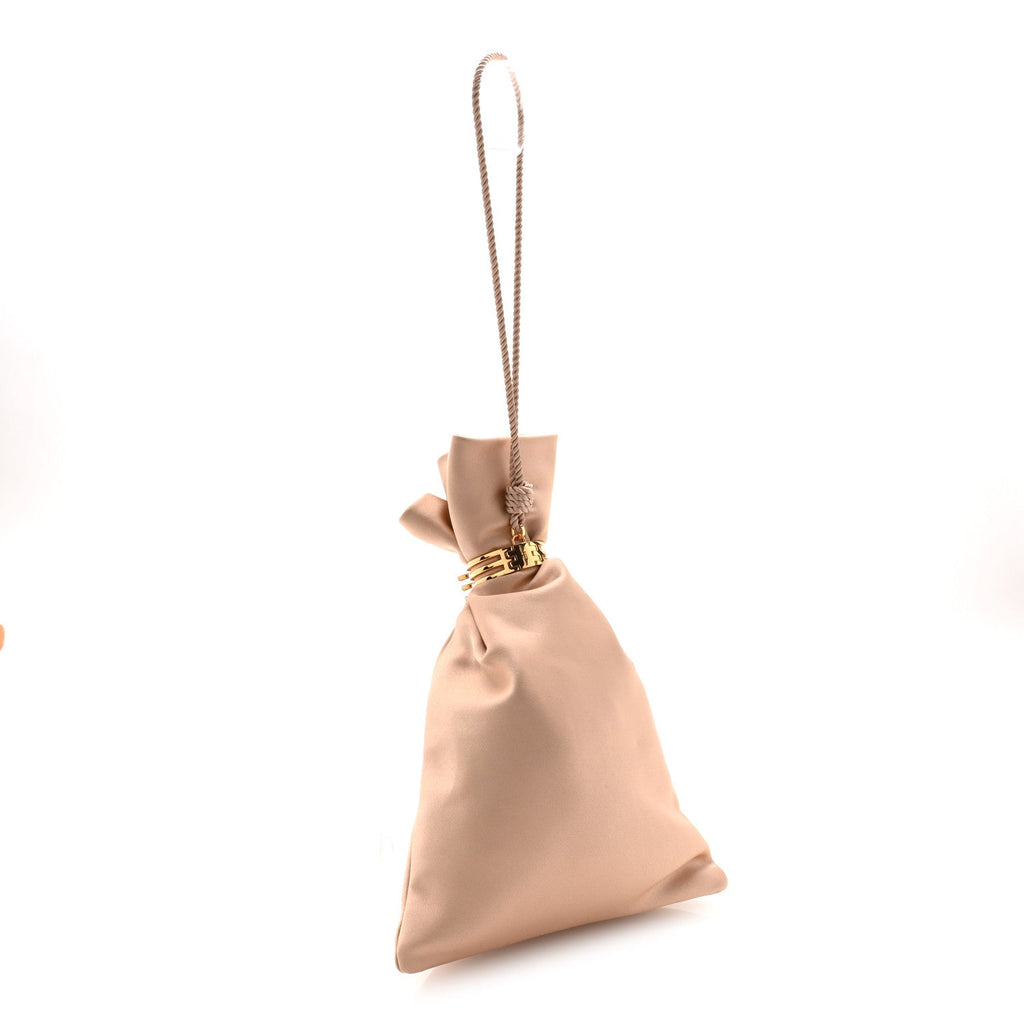 Satin Evening Pouch Nude Baby Nude