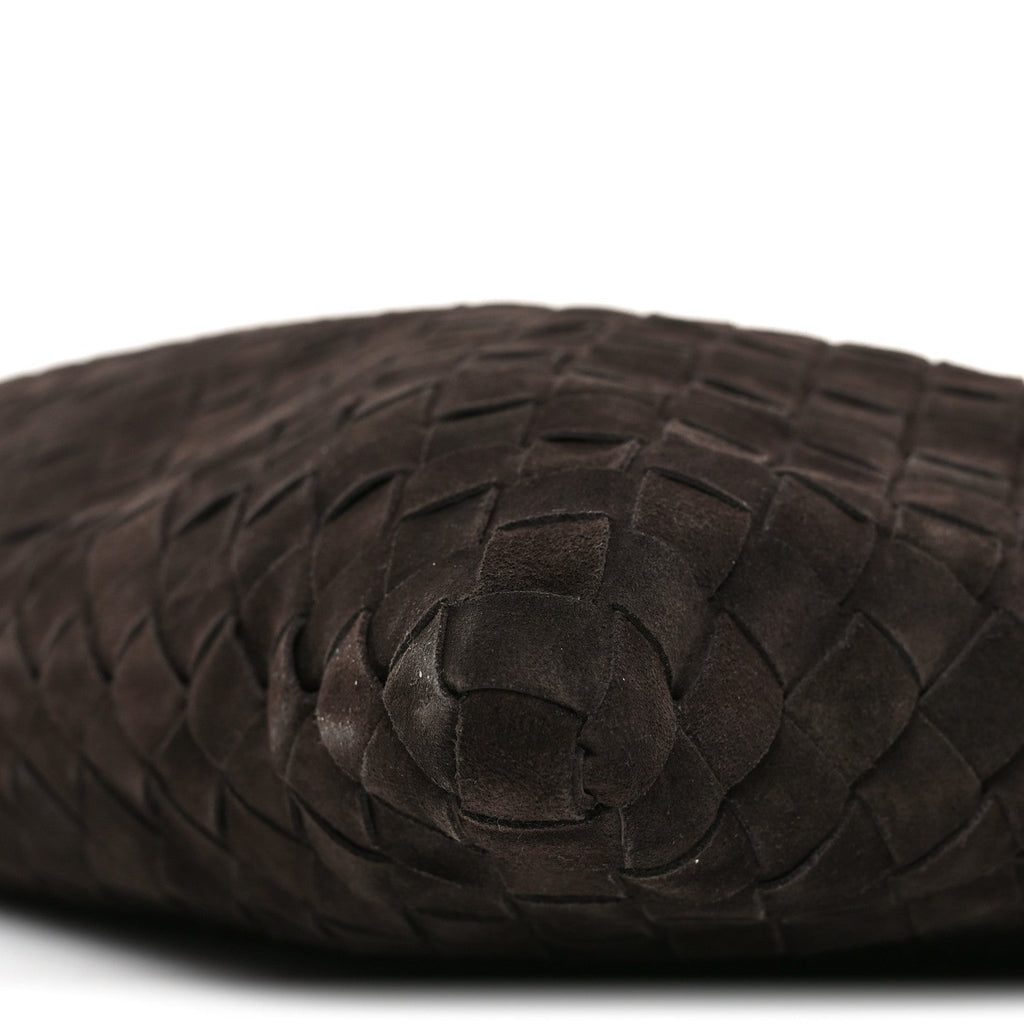 Suede Intrecciato Small Hop Fondant