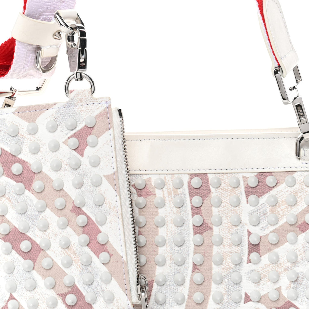 Canvas Gaagal Spikes Funky Crossbody Bag Multi Leche