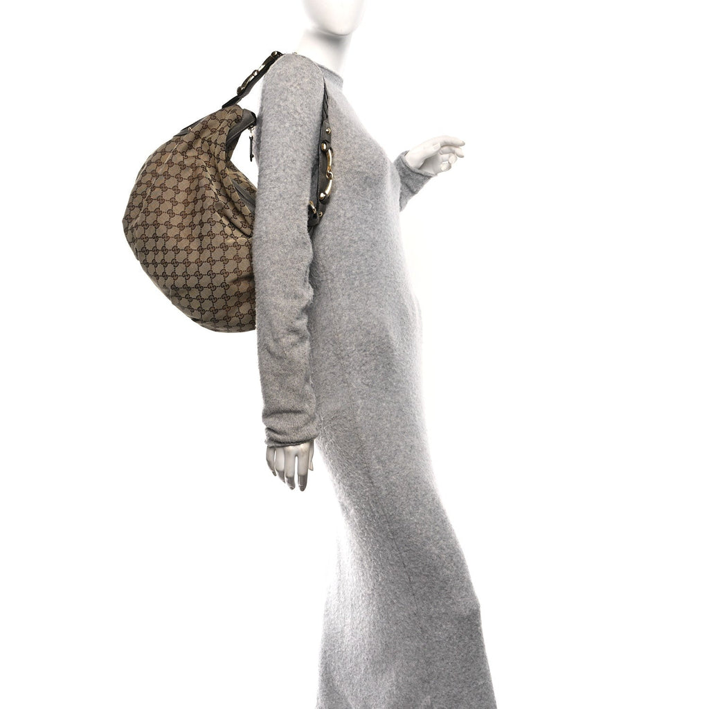 Monogram Medium Pelham Hobo Grey