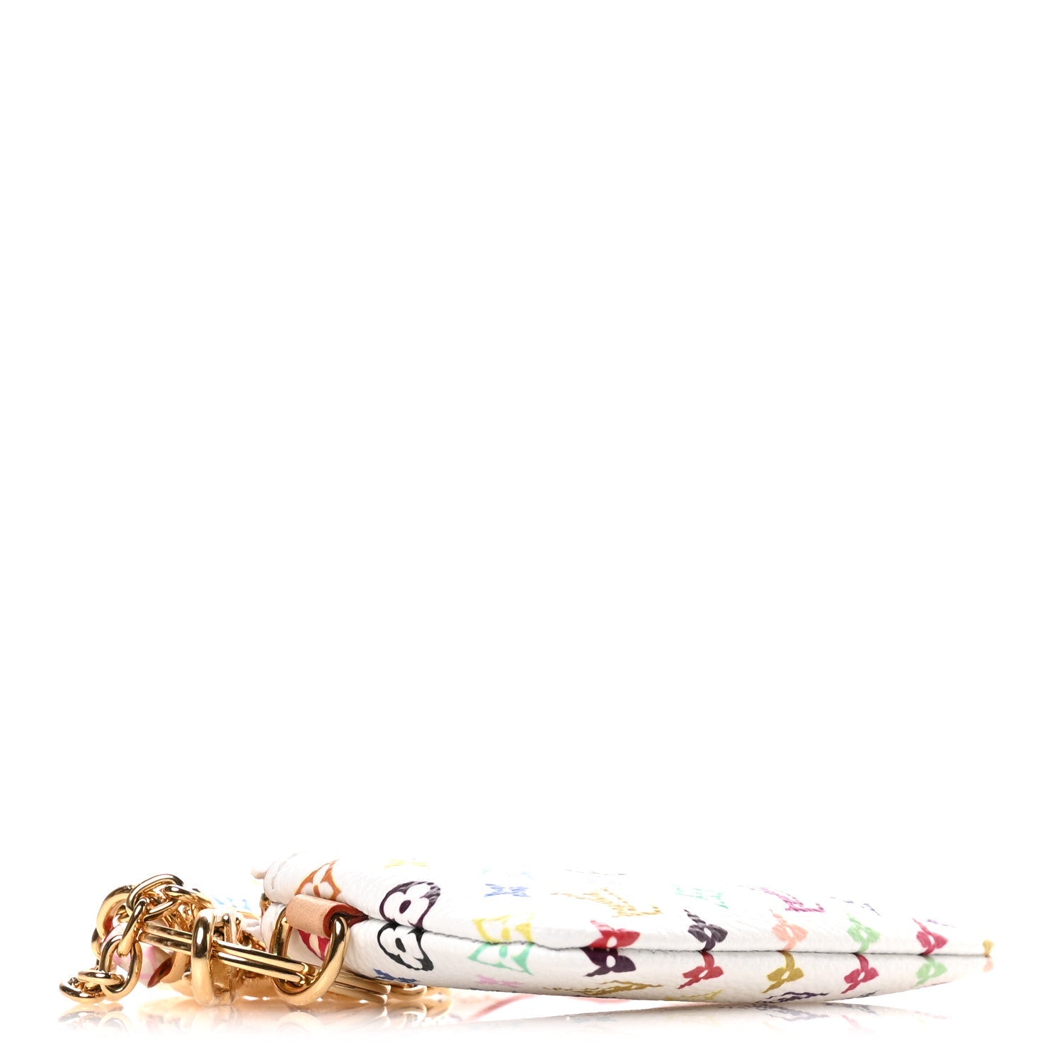 LV X TM Monogram Multicolor Phone Holder White