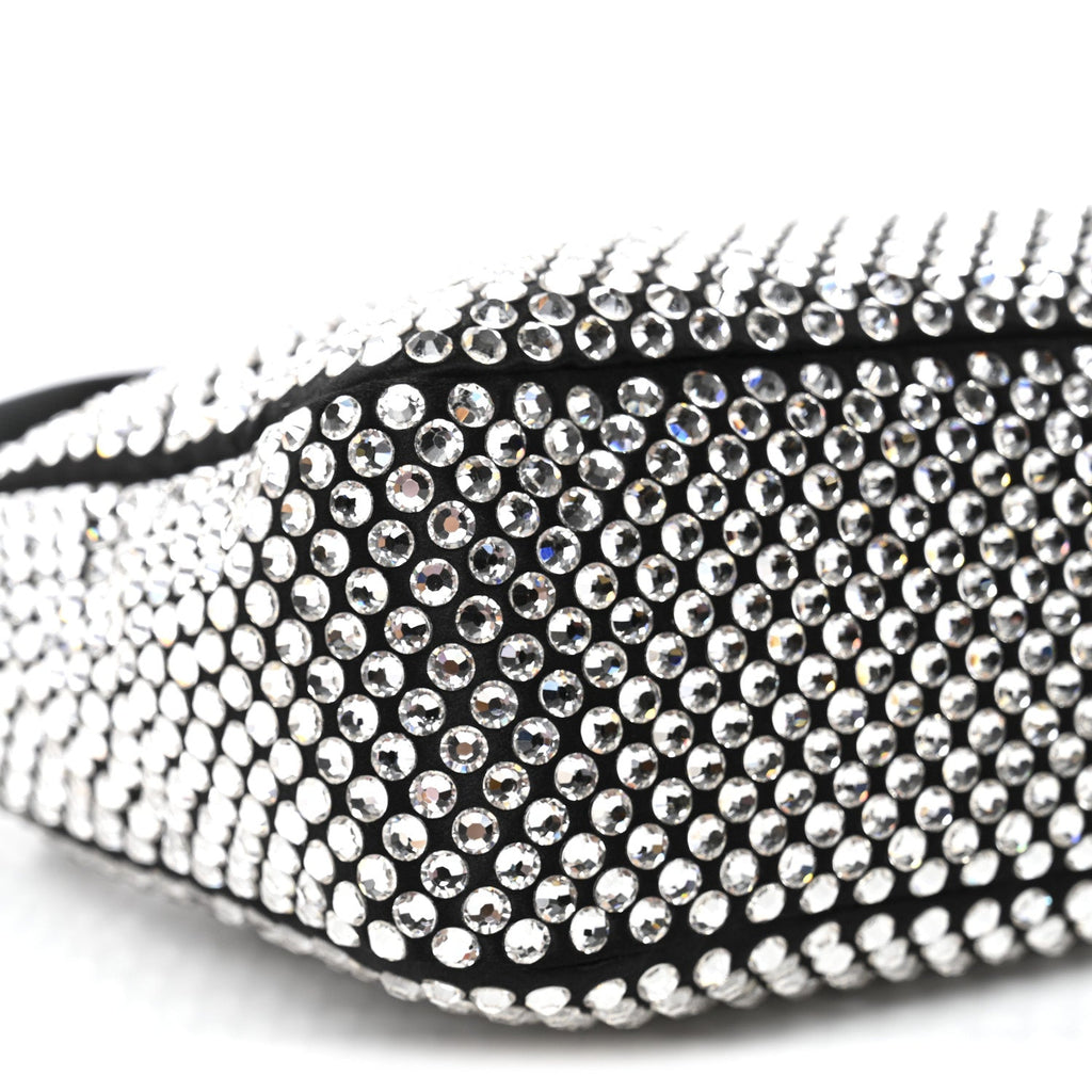 Satin Crystal Mini Re-Edition 2000 Bag Cristal