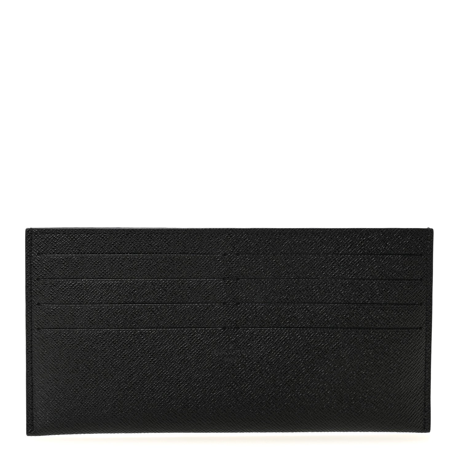 Calfskin Felicie Chain Wallet  Holder Insert Black