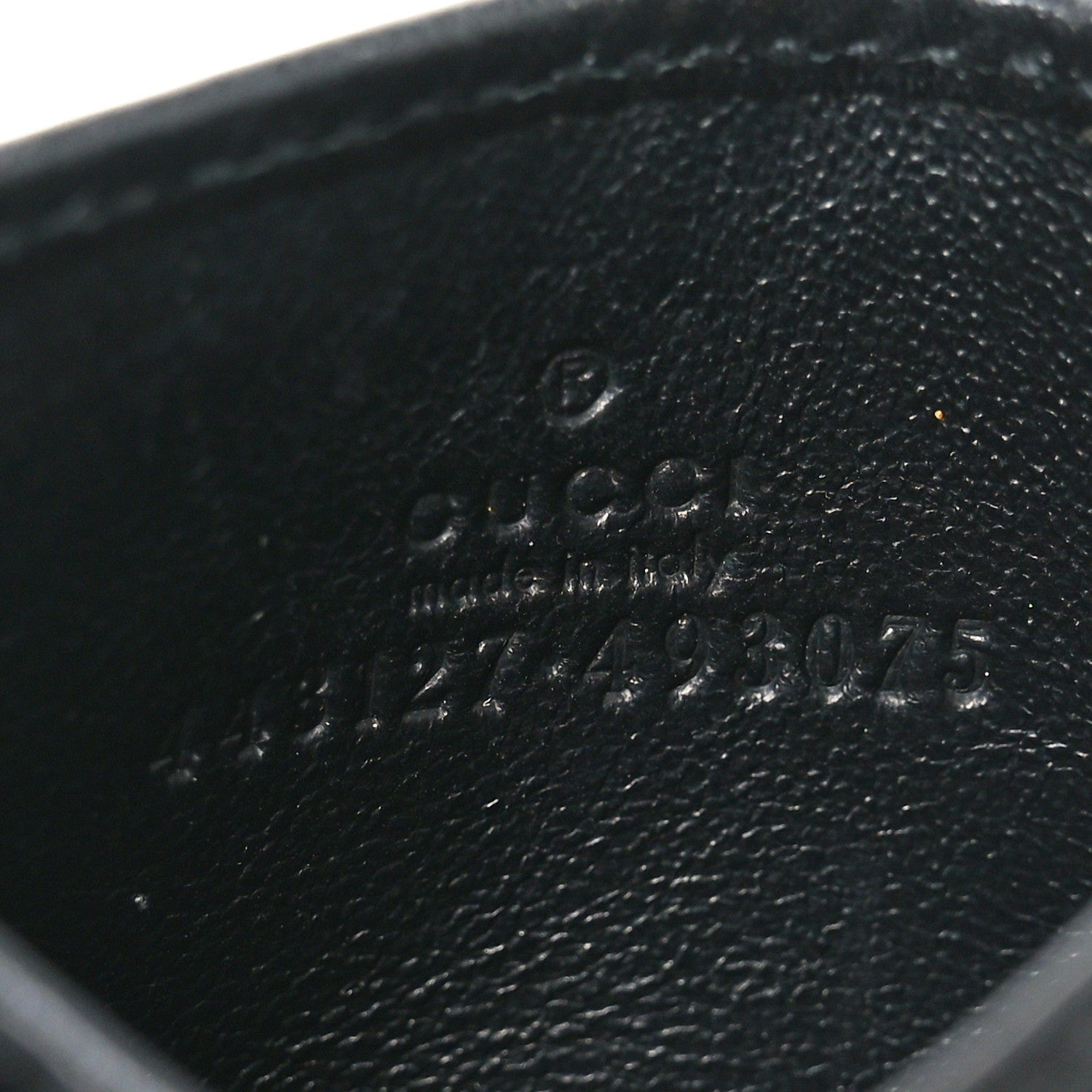 Calfskin Matelasse GG Marmont  Holder Black