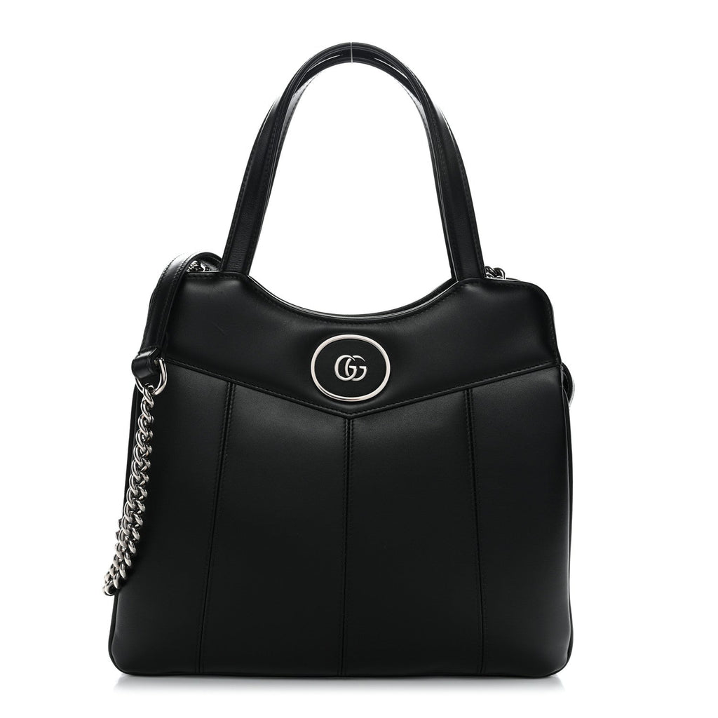 Calfskin Petite GG Small Tote Bag Black