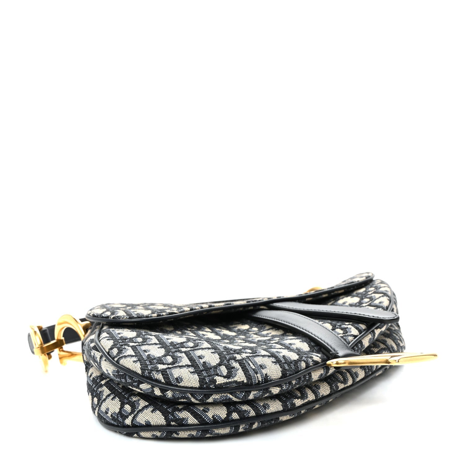 Oblique Saddle Bag Blue